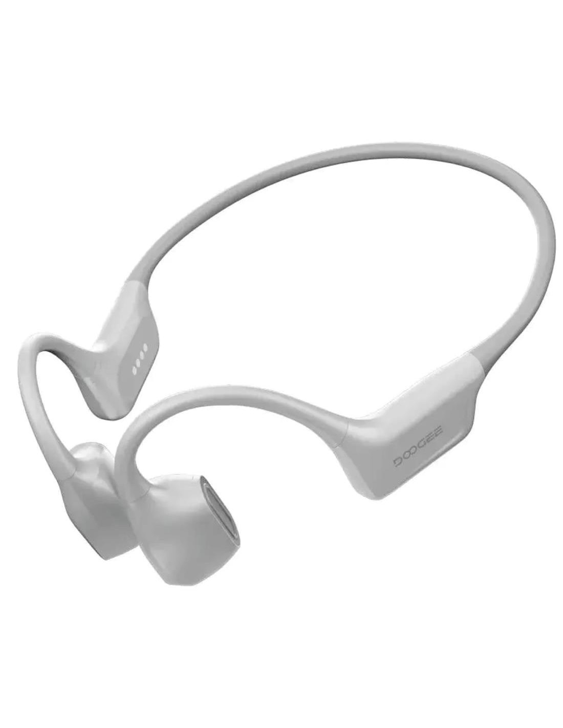 Doogee BoneAir Swim Auricular de Conducción Osea y Aerea BT y MP3 para Nadar Gris