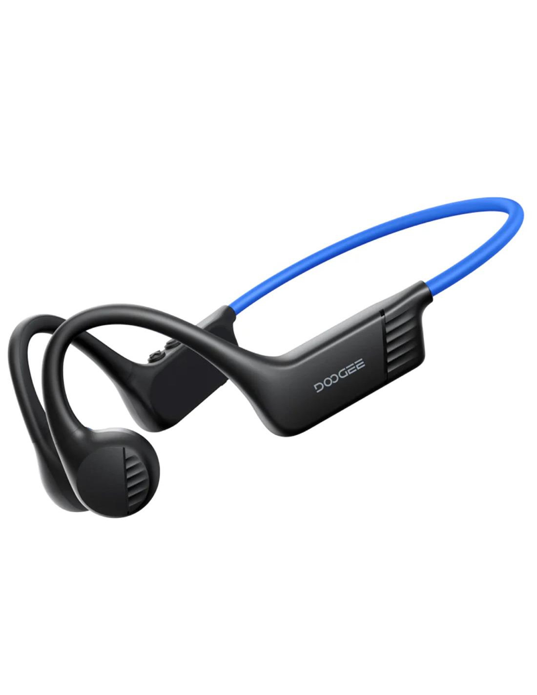 Doogee BoneBeat Run Auricular Deportivo de Conducción Osea Bluetooth Azul