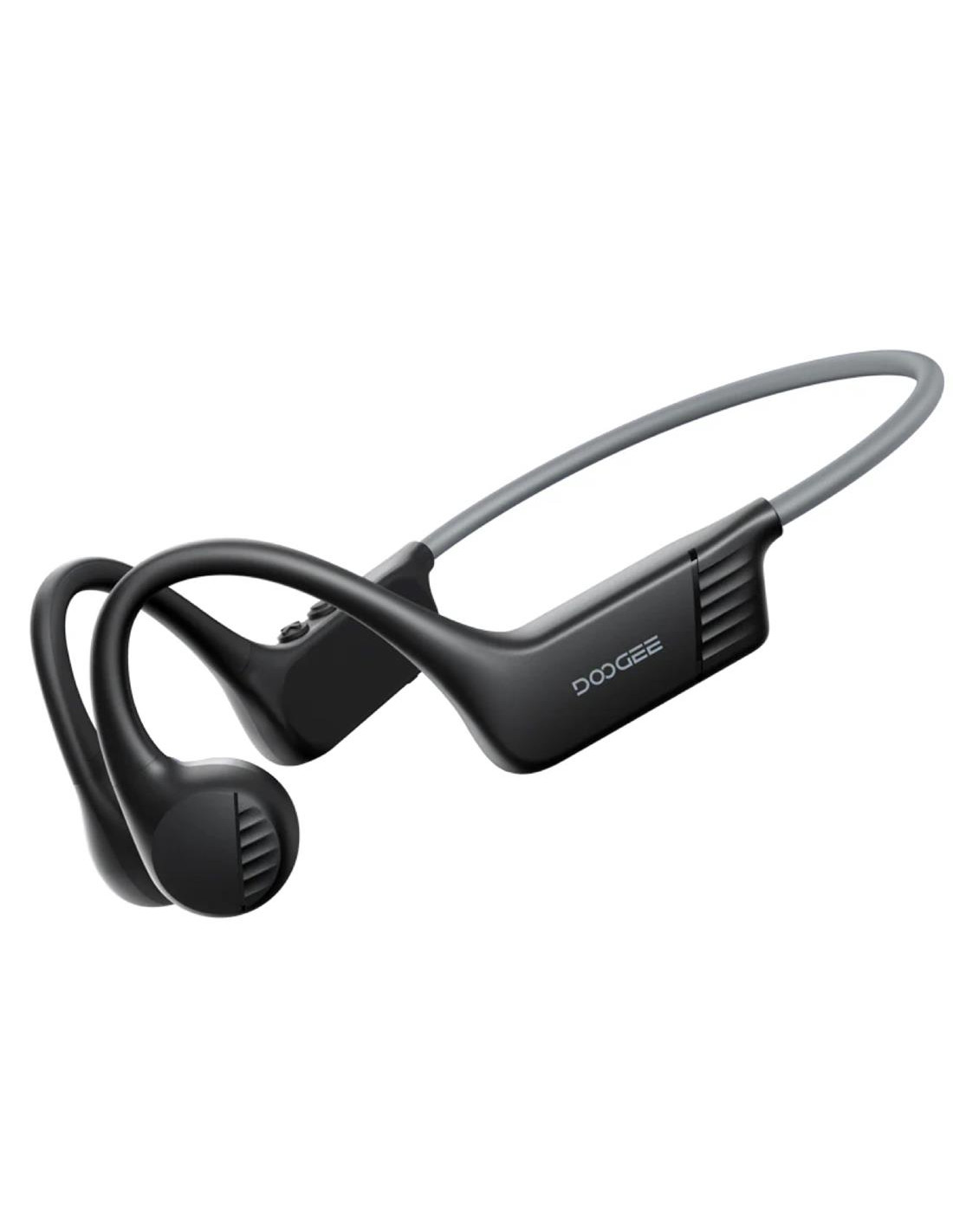 Doogee BoneBeat Run Auricular Deportivo de Conducción Osea Bluetooth Gris