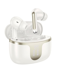 Hoco EQ10 Plus Auricular Inalámbrico con Cancelación de Ruido Activa Blanco