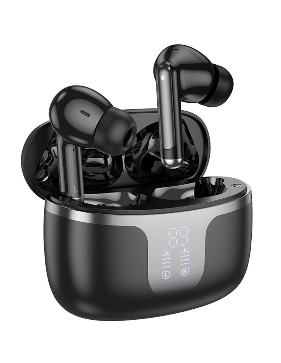 Hoco EQ10 Plus Auricular Inalámbrico con Cancelación de Ruido Activa Negro