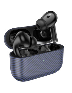 Hoco EW47 Plus True Auricular Inalámbrico Diseño Carbono Azul