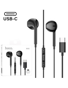 Hoco M101 Auricular USB-C con Micrófono Negro