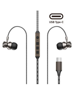 Remax RM-760a Auricular con cableUSB-C con Cancelación de Ruido Tarnish