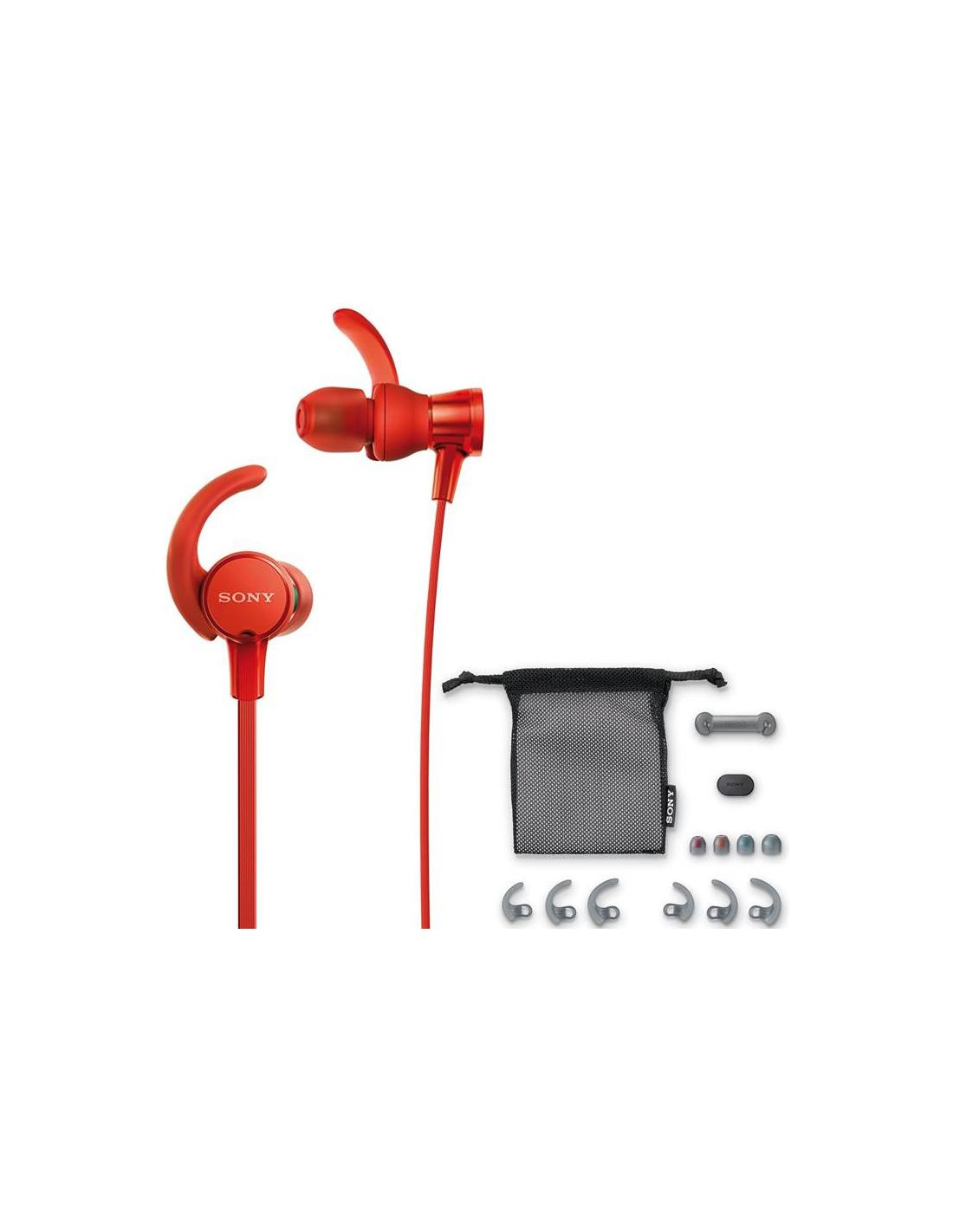 SONY MDR-XB510AS AURICULAR DEPORTIVO ROJO