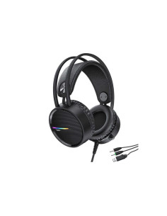 Auricular Hoco W100 Auricular Gaming con Micrófono y conexión USB y Jack