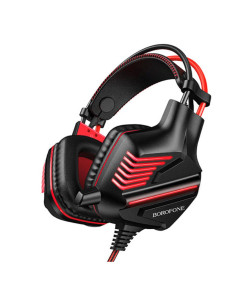Borofone BO101 Auricular Racing Gaming 3.5mm y USB Rojo