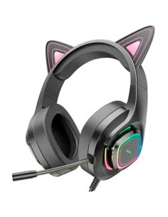 Hoco W107 Auricular Gaming con Luces LED y conexión USB y Jack Phantom