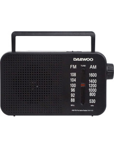 Daewoo DW1123 Radio Portátil AC/DC Negro
