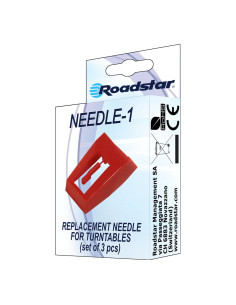 ROADSTAR NEEDLE-1 Set 3 agujas para tocadiscos