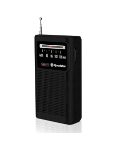 Roadstar TRA-1230 Radio Fm Mono Potátil Negro