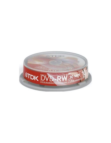 TDK DVD+RW1.4 CBEB10 VIDEOCÁMARA (TARRINA 10)