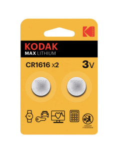 KODAK CR1616 BATERÍA LITHIUM 3V 2 UNDS (30417748)