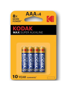 KODAK LR-03 AAA MAX ALKALINA 4 UNDS (30952812)