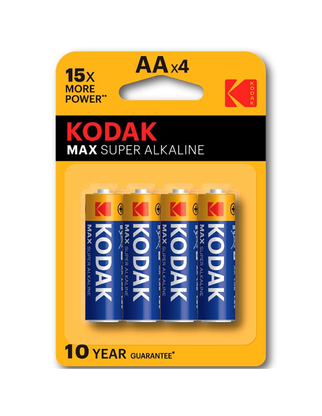 KODAK LR-06 AA MAX ALKALINA 4 UNDS (30952867)