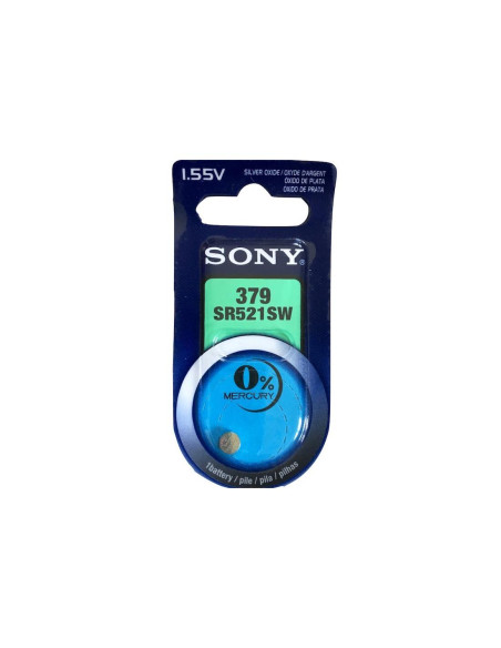 Sony SR521SW Batería de un solo uso Óxido de plata