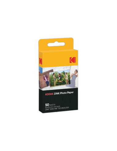 KODAK Zink Papel Fotográfico 50 Hojas