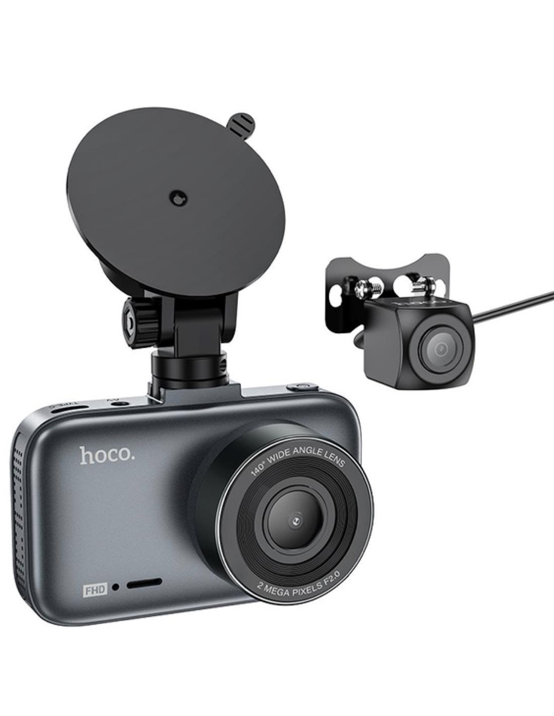 Hoco DV6 Cámara de Coche DashCam Full HD con cámara trasera