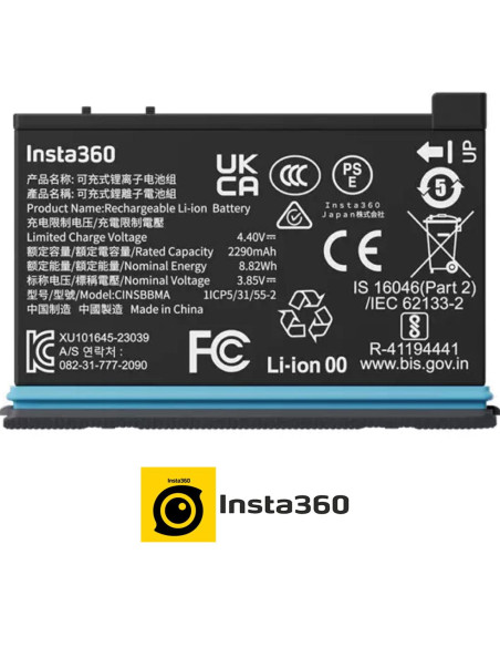 Insta 360 X4 Batería M80 (INS-CINSBBMA)