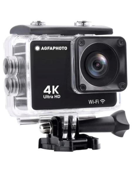 Agfa AC9000 WIFI 4K 30FPS Cámara de Acción Negra