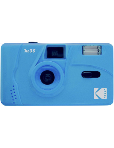 Kodak M35 Cámara Analógica 35 mm Azul y carrete 36 fotos