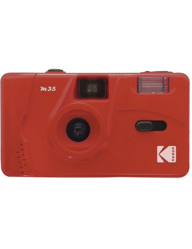 Kodak M35 Cámara Analógica 35 mm Scarlet y carrete 36 fotos