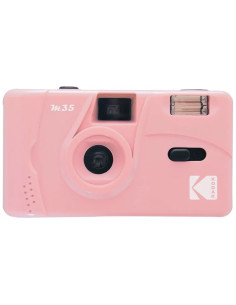 Kodak M35 Cámara Analógica 35 mm Rosa y carrete 36 fotos