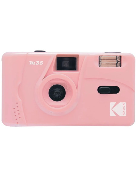 Kodak M35 Cámara Analógica 35 mm Rosa y carrete 36 fotos