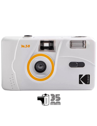 Kodak M38 Cámara de Carrete 35mm con Flash Blanca