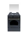 Svan SKGW4600RN Cocina Gas 60cm Rustico Negro