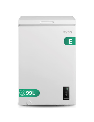 Svan SCH1002EDC Congelador Horizontal 99l clase E 54.7cm 44.6cm Blanco