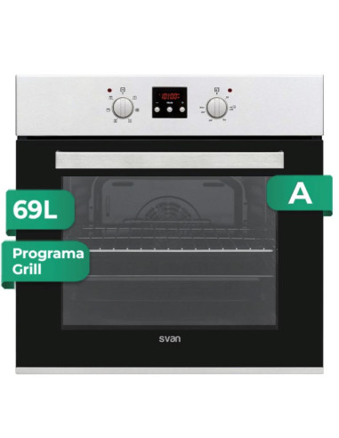 Svan SHM6701DX Horno Multifunción Display 69L Inox