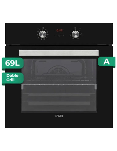 Svan SHM10700DCN Horno 60cm 69L Cristal Negro