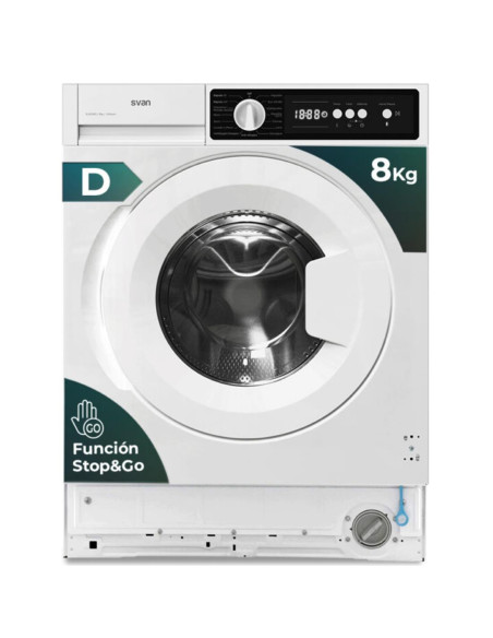 Svan SLI8200D Lavadora C.Frontal Integración 1200 rpm 8 KG