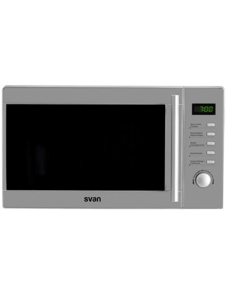 Svan SMW2700DGX Microondas con Grill 20L 700W Inox