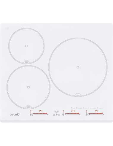 Cata INSB6030WH Encimera 3F Induccion Blanca
