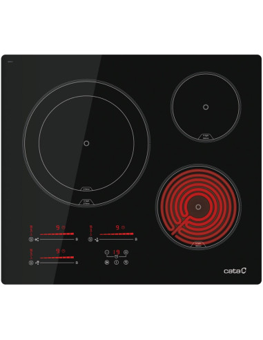 Cata TDM 6003 Vitroceramica 3F Negra