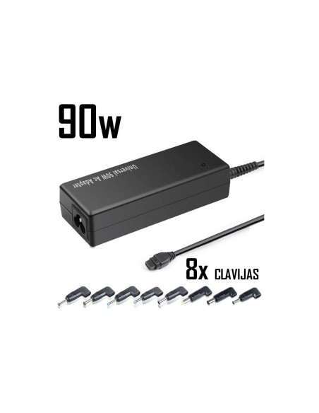 Cargador para portátil KFD 90W con 8 Clavijas compatibles
