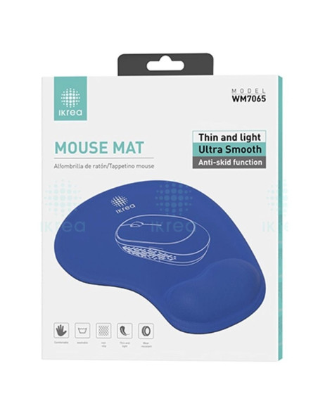 Ikrea WM7065 Alfombrilla de Ratón con reposamuñecas