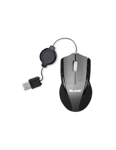 Ratón Blaze M-2051 para portátiles con Cable Retráctil