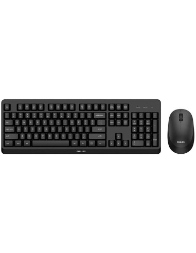 Teclado + Ratón Philips SPT6307BL Inalámbrico 2.4Ghz