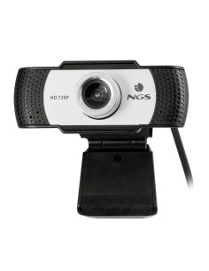 NGS XpressCam720 cámara web 1280 x 720 Pixeles USB 2.0 Negro, Gris,