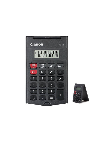 Canon AS-8 calculadora Bolsillo Pantalla de calculadora Gris