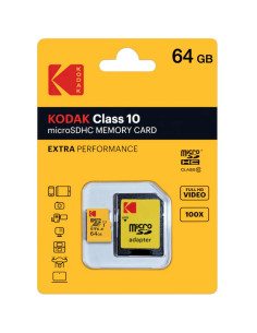 Memoria Micro Sd 64GB UHS-I U1 V10 Kodak