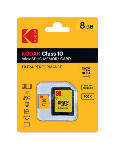 Memoria Micro SDHC 8GB Class 10 Extra Kodak