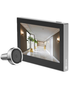 Ezviz HP2 Mirilla Inteligente Wifi con Pantalla 4.3" Plata