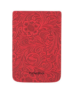 Pocketbook Funda Foral Red (HPUC-632-R-F)