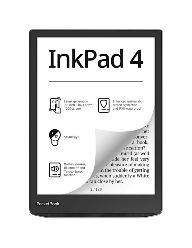 Pocketbook Inkpad 4  7.8" 32GB Plata (PB743G-U-WW)