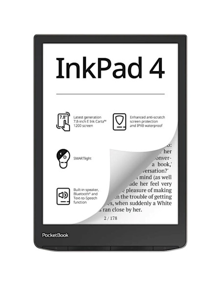 Pocketbook Inkpad 4  7.8" 32GB Plata (PB743G-U-WW)