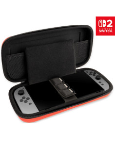 Nacon Funda Pouch Rígida para Nintendo Switch 2 Rojo (SWITCHNEWPOUCHLRED)